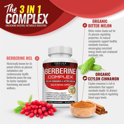 Best Berberine with Ceylon Cinnamon Supplement: Why Toplux Nutrition Deserves the Top Spot